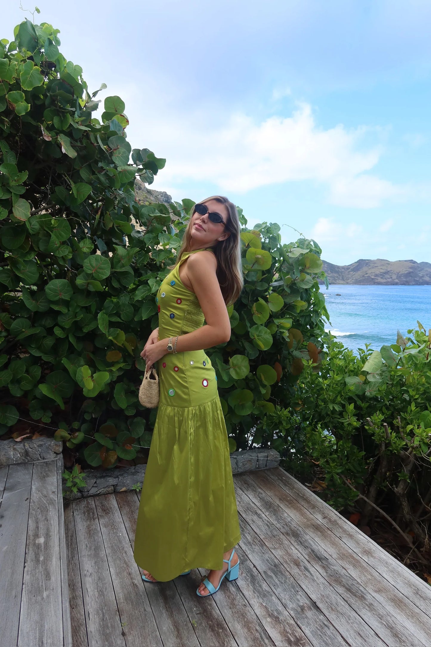 Olive Chartreuse Adele Maxi