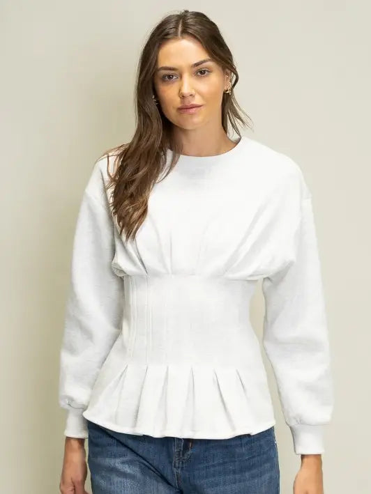 Peplum Sweatshirt
