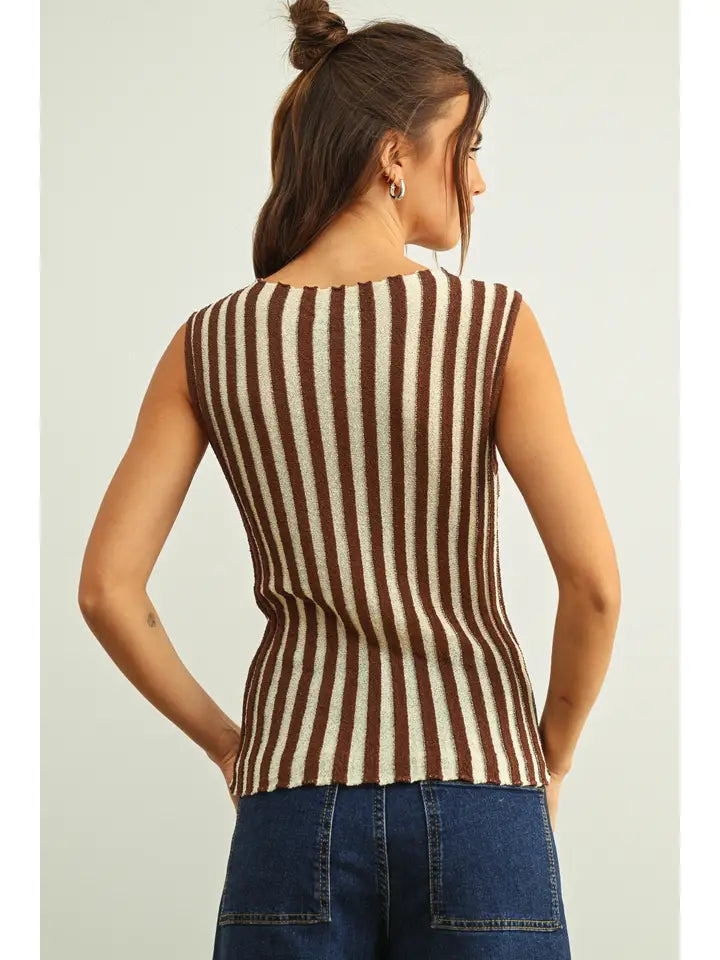 Knit Stripe Top