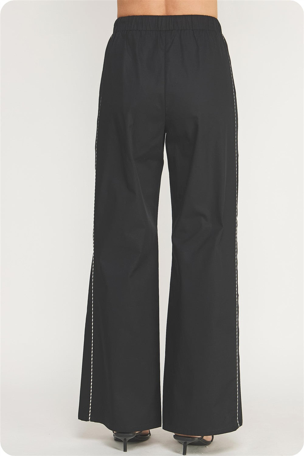 Contrast piping pant