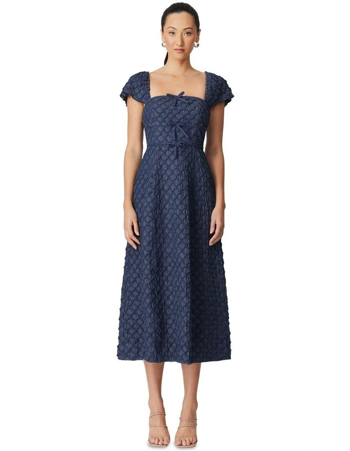 keeley midi dress Keeley Halter Lace Midi Dress-Brown L