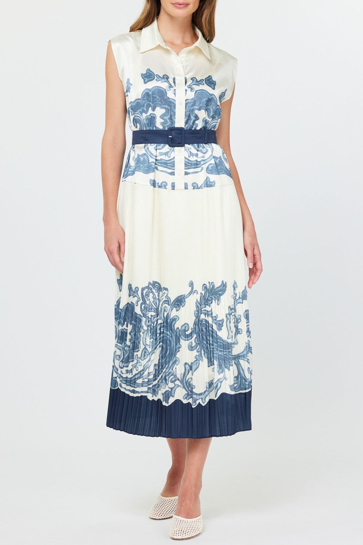 Belted Midi Dress