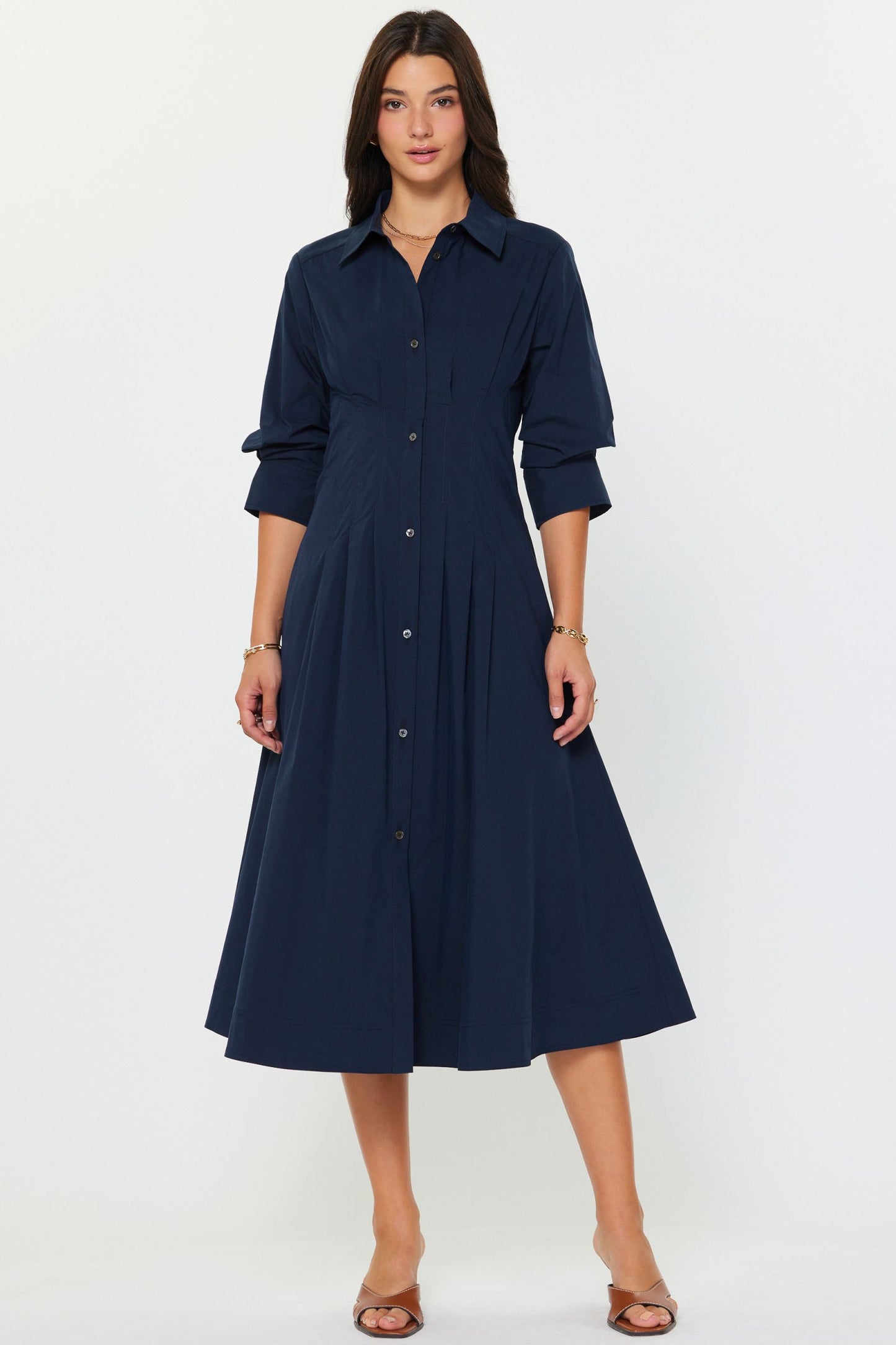 A Line Midi Dress
