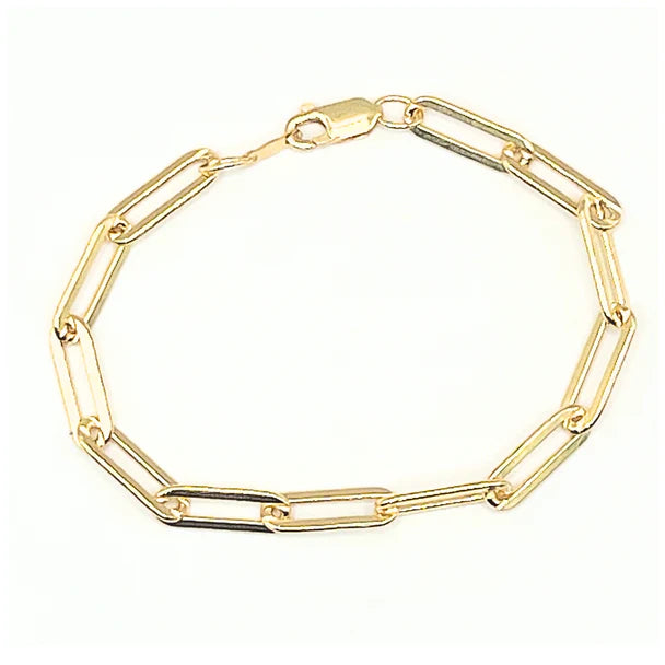 Essential Large Links Bracelet in 14k gold lled