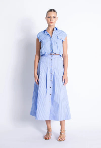 Eden Button Down Skirt