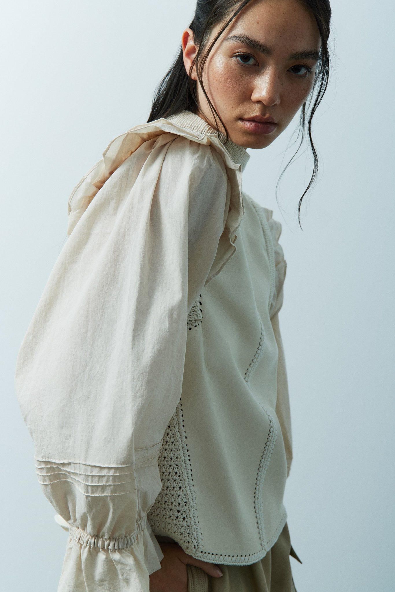 Agath Crochet Combo Top