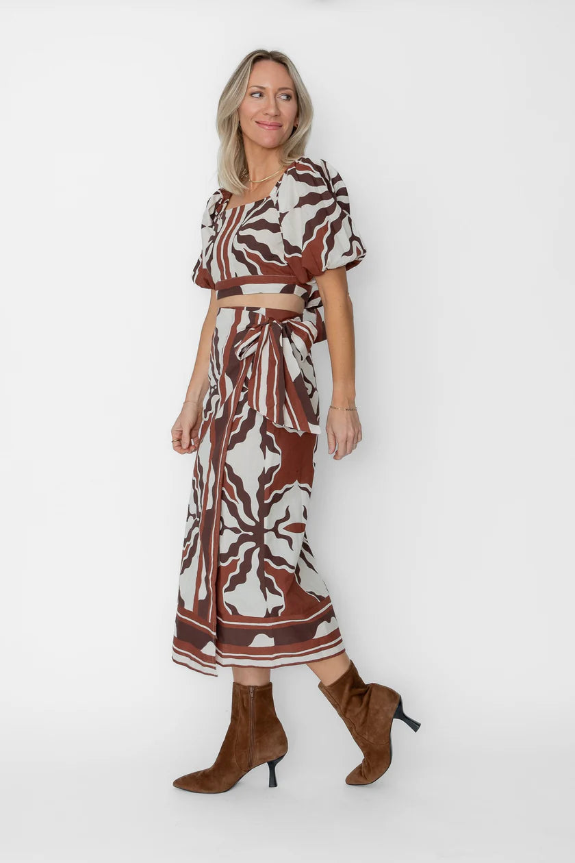 Christine Wrap Skirt