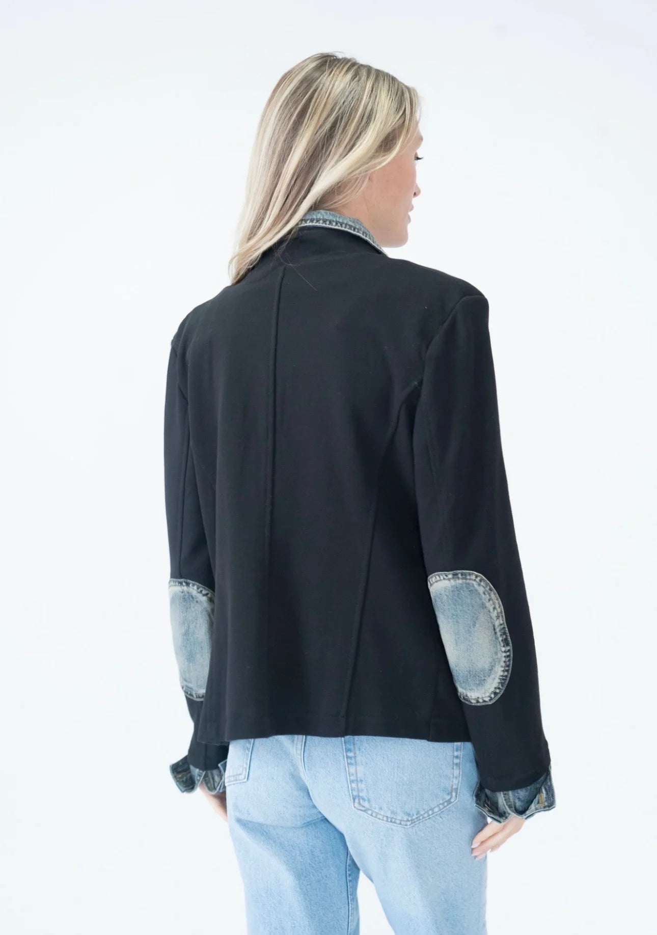Clarissa mix media jacket