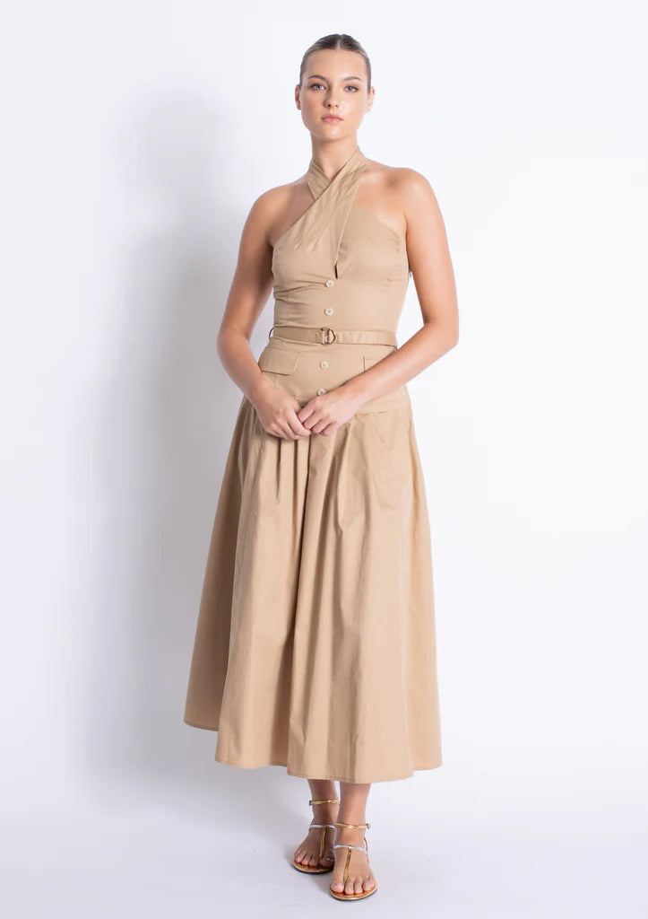 Karina Grimaldi Halter Dress