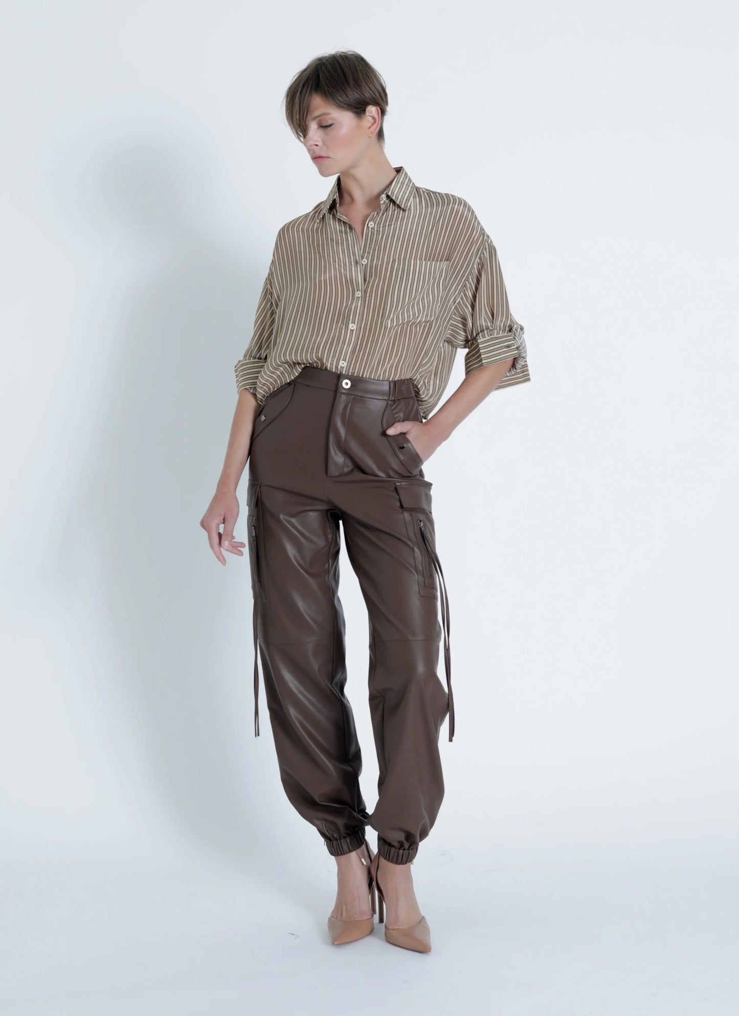 Vegan Leather Pants