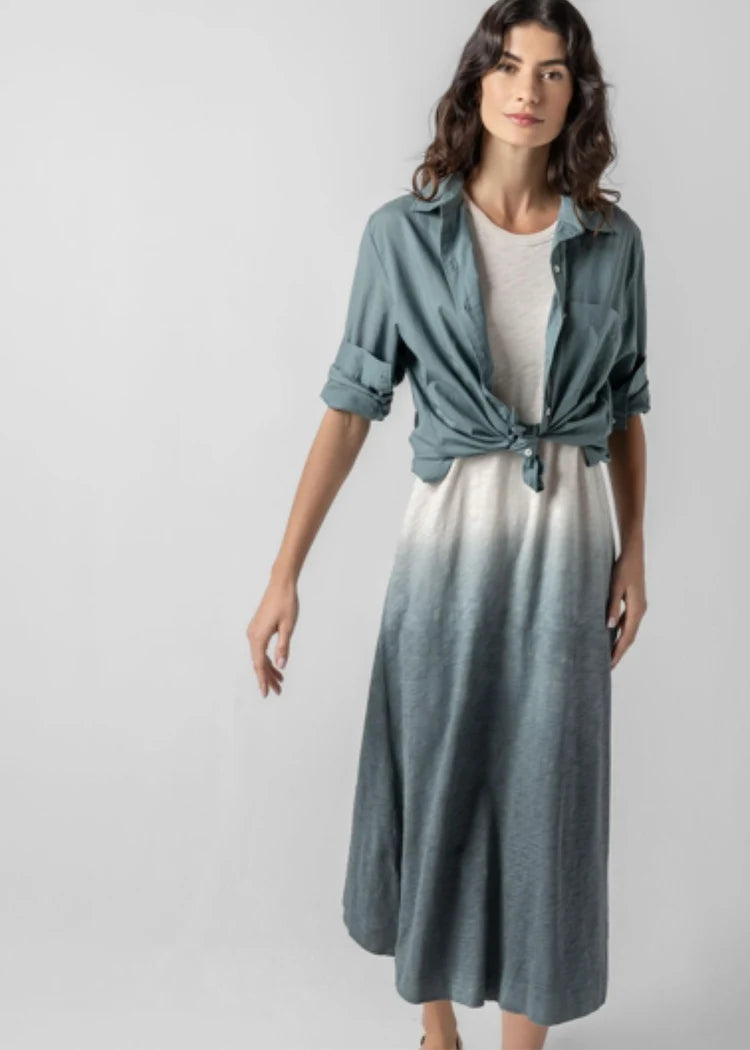 Lilla P | Ombre Jewel Neck Tank Dress