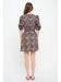 Autumn canopy button front dress