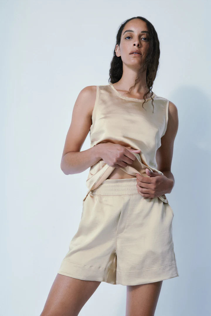 Sienna Satin Tank Top