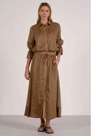 Caramel Maxi Skirt