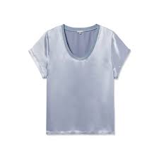 Gianna Satin V Neck Tee