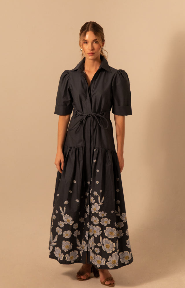 Danna Maxi in Daisy Navy