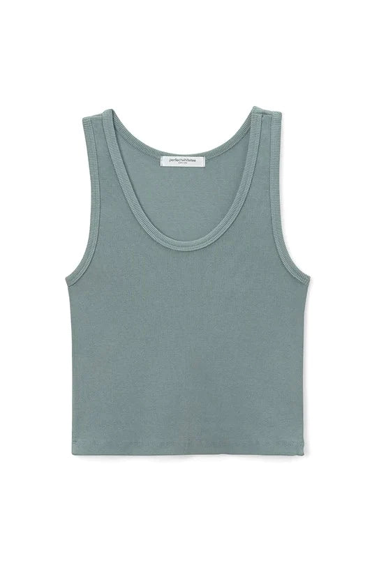 Structured Ribbed Bra Friendly Tank