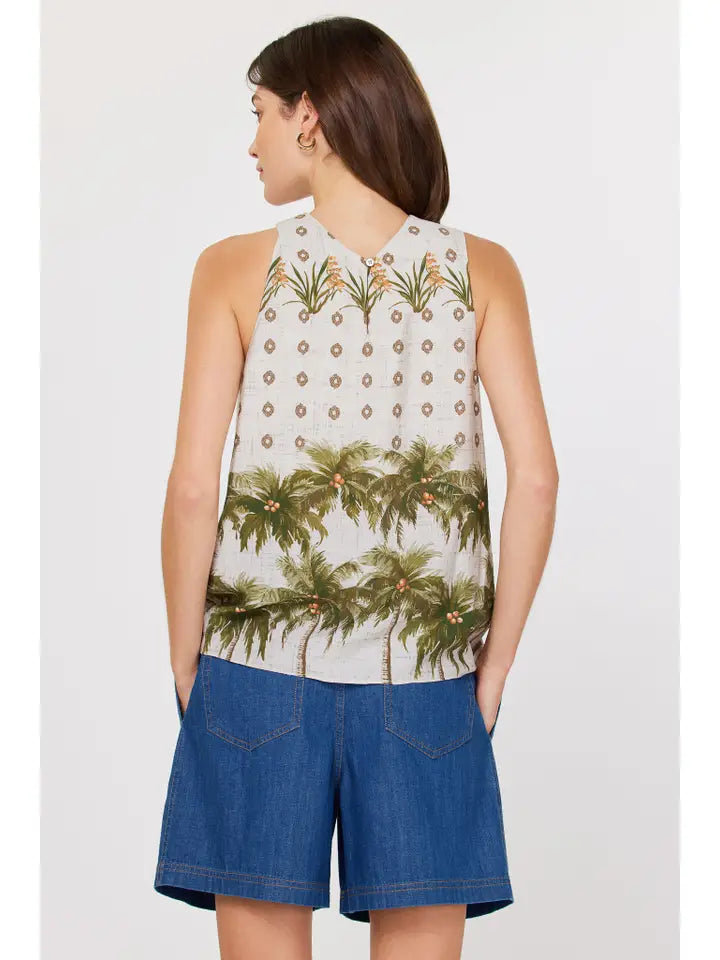 Tropical Halter Top
