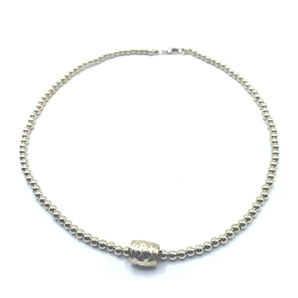 4mm 14k Gold Filled Waterproof Necklace with GF Barrel