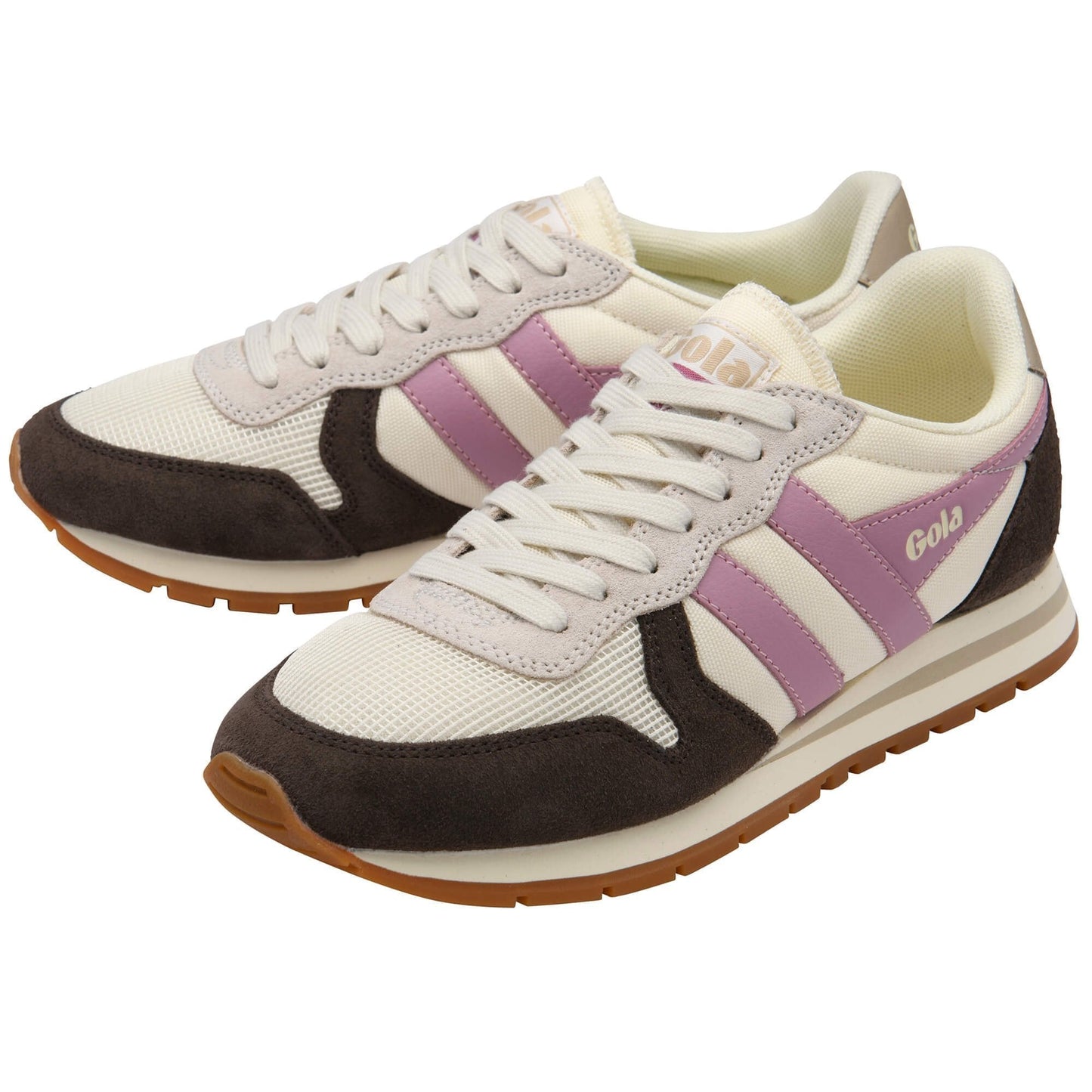 Gola Classics Women's Daytona Sneakers Off White/Mocha/Candy