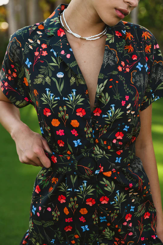 Peach Shirt Dress
