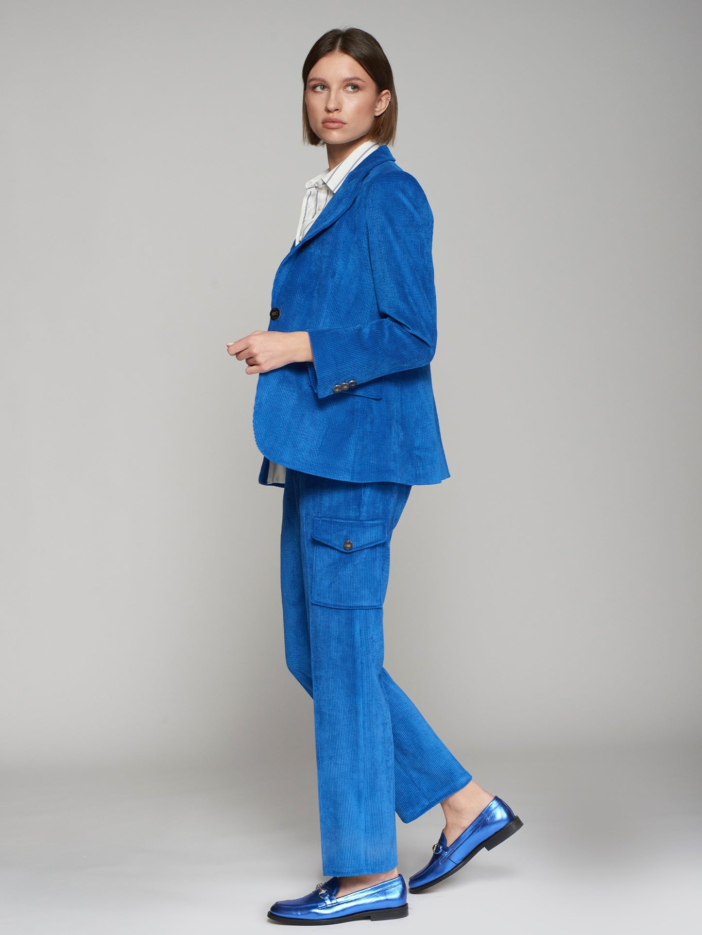 BLUE JACKET CORDUROY