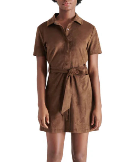 Jolene Faux Suede Dress OLIVIA RAE Jolene Faux Suede Dress OLIVIA RAE