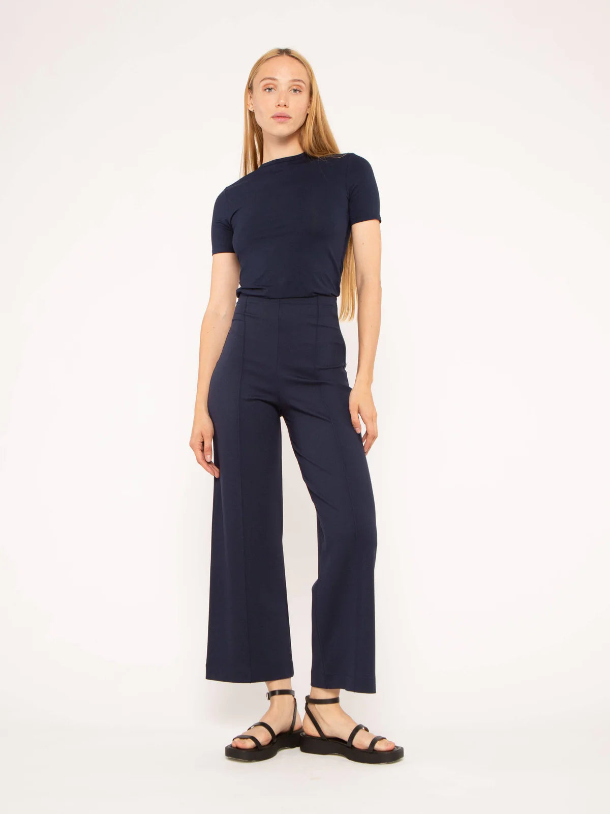 Ponte Knit Cropped