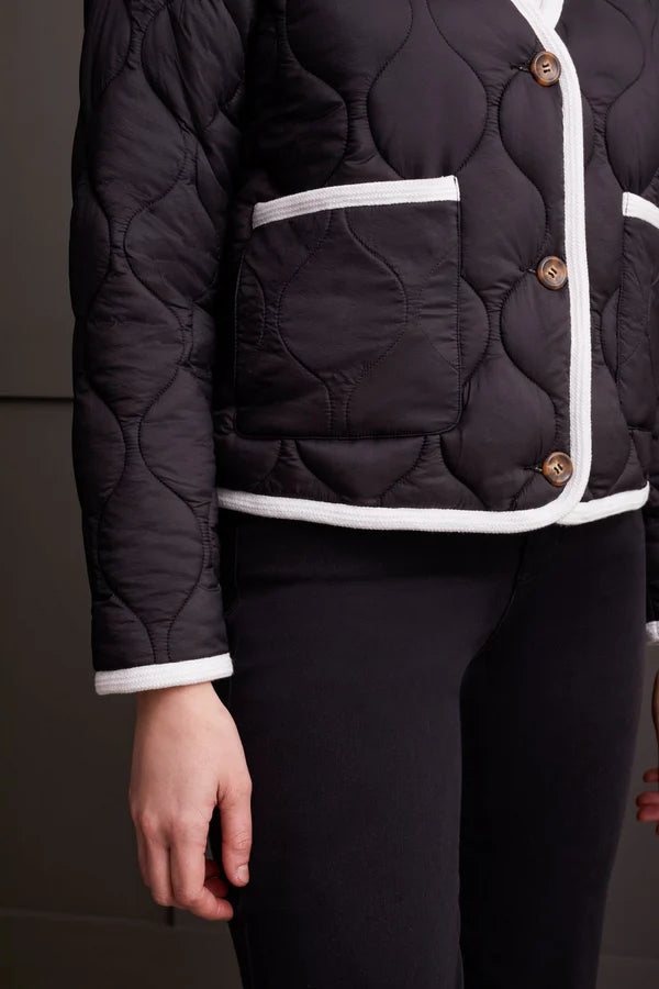 LightWeight Quilted Puffer Black