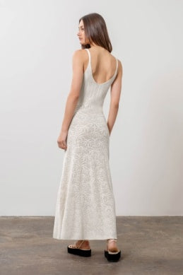 Knit Midi Slip Dress