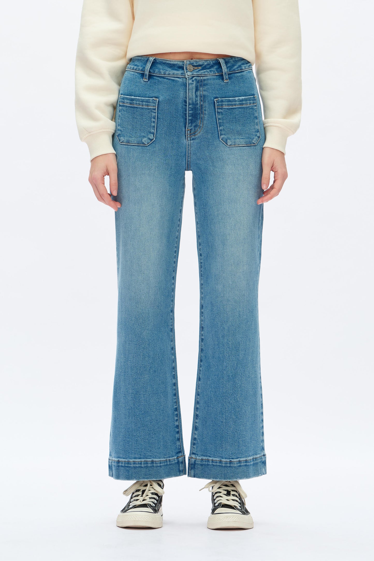 High Rise Wide Leg