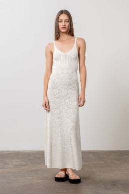 Knit Midi Slip Dress