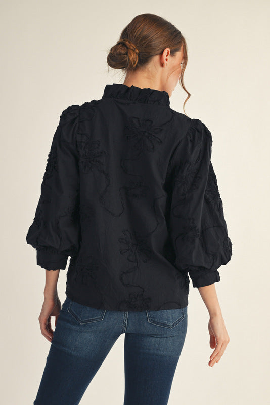 Black Detail Top
