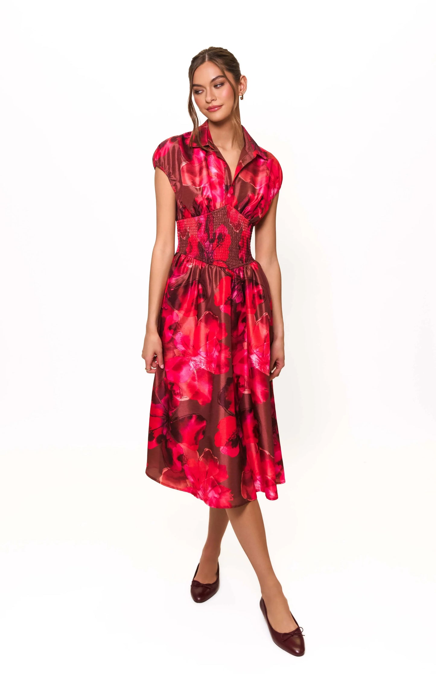 Trey Dress Rosewood