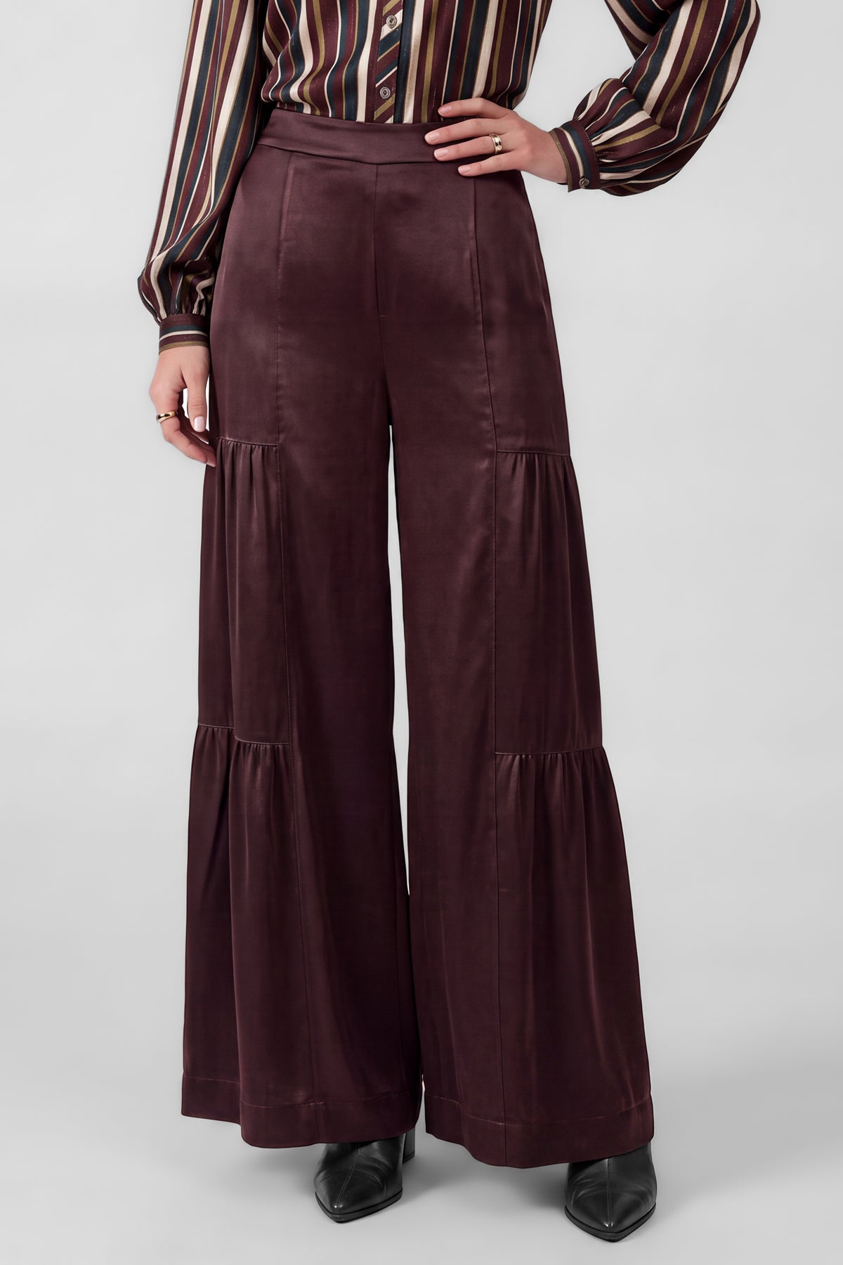 Cherry Lacquer Pants
