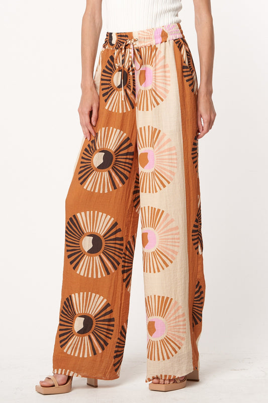 Printed Drawstring Pant