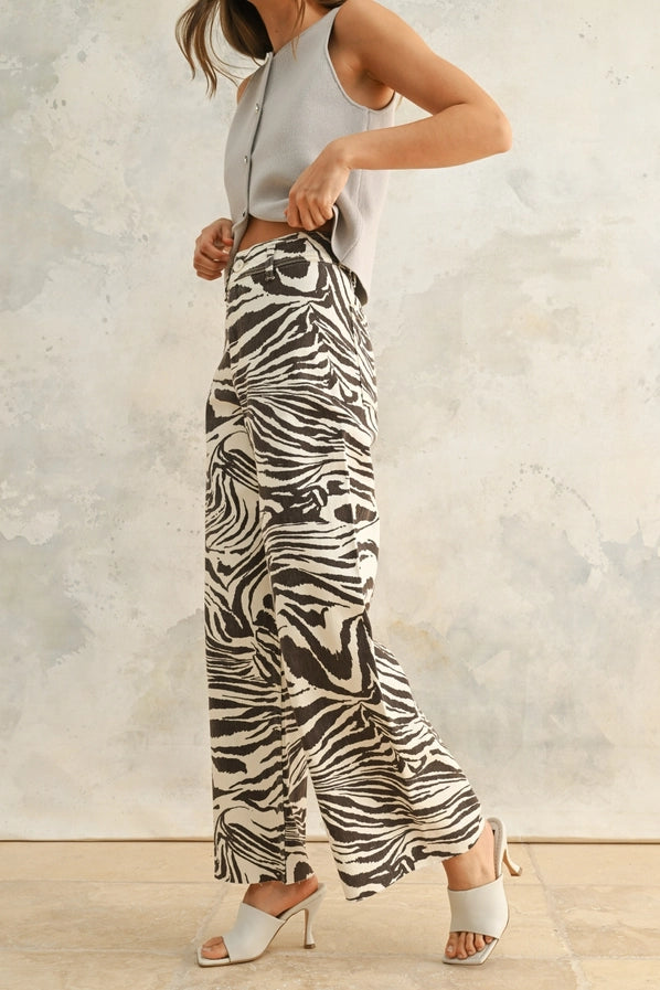 Zebra Print Denim