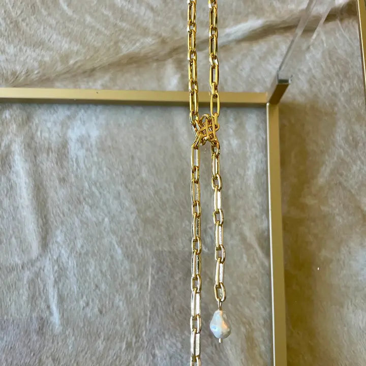 Paperclip Wrap Necklace