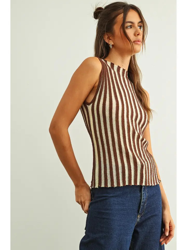 Knit Stripe Top