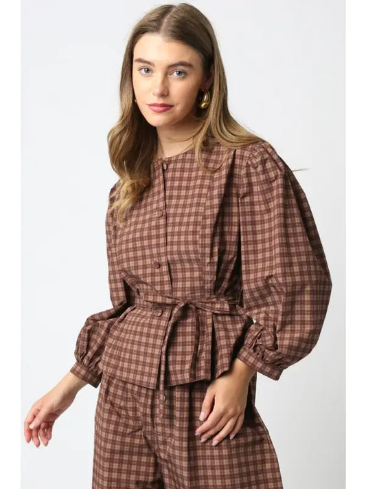 Gingham Top