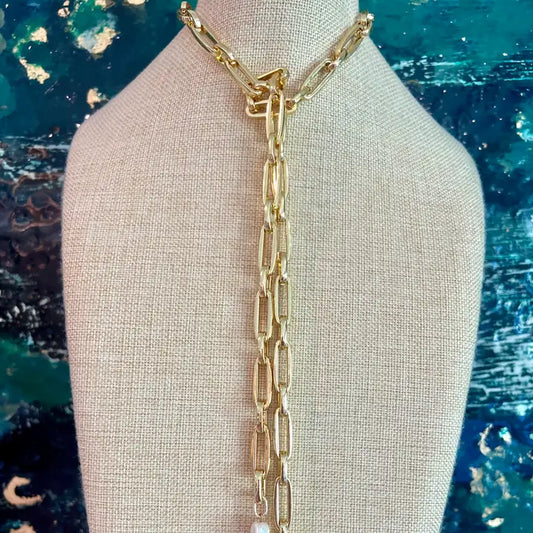 Paperclip Wrap Necklace