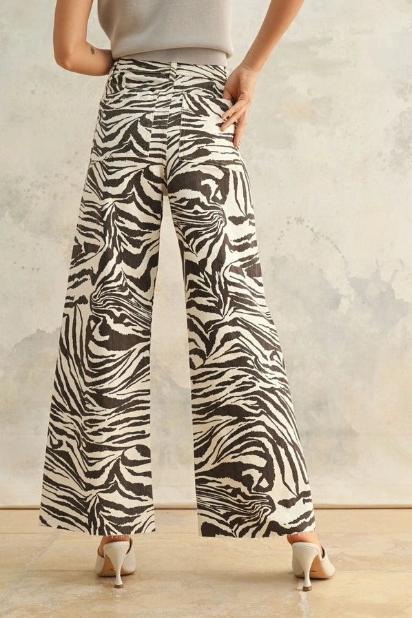 Zebra Print Denim