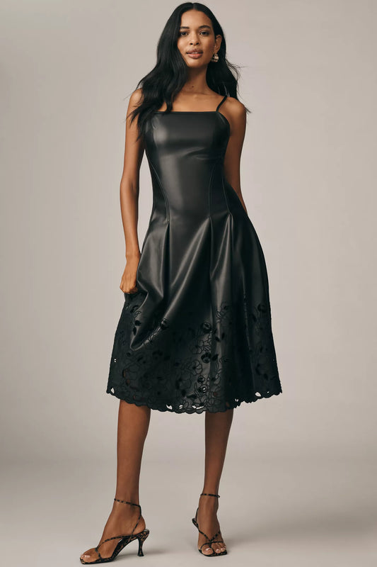 Nelly Faux Leather Dress