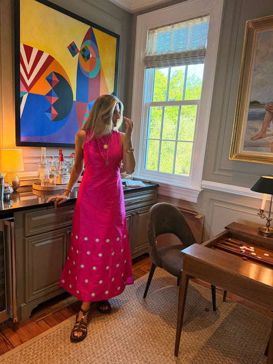 Isabella Silk Mirror Maxi