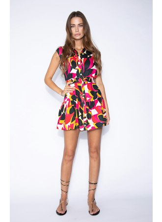 Greer Print Mini Dress