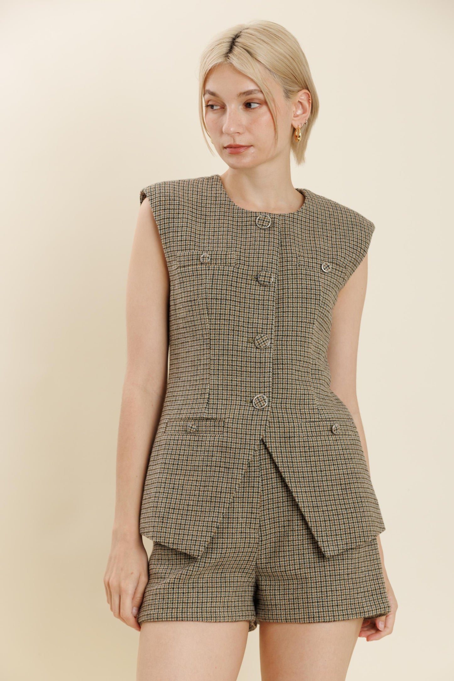 Tweed Vest