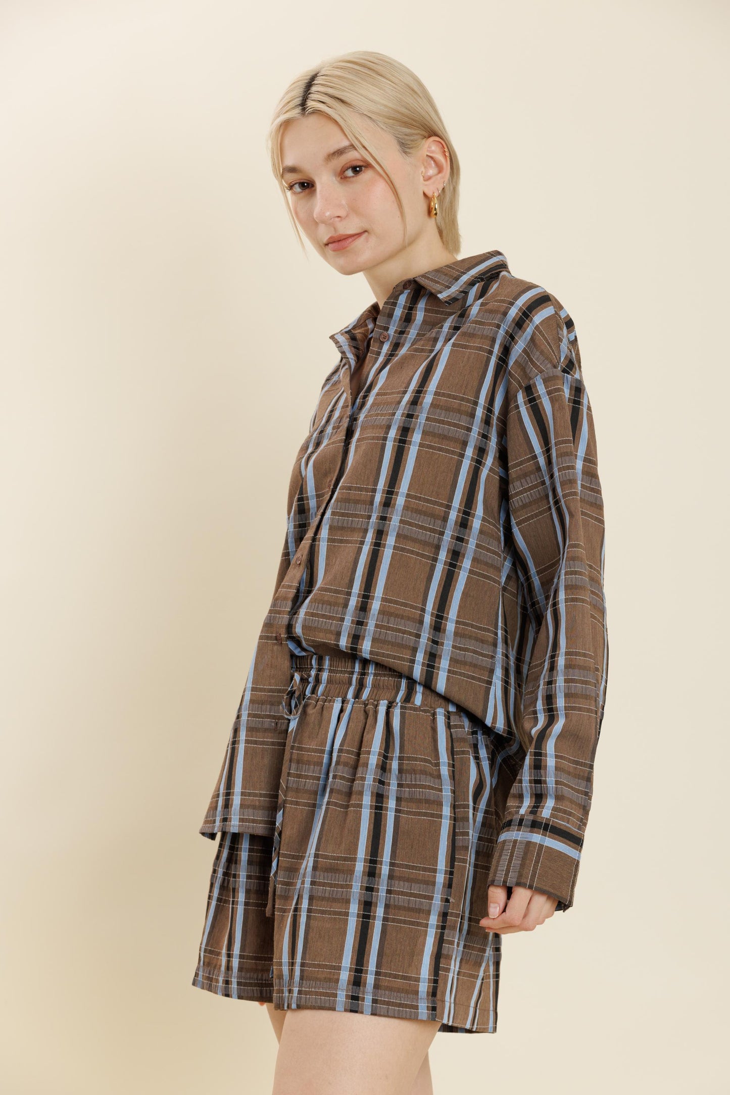 Plaid Button Down Shirt