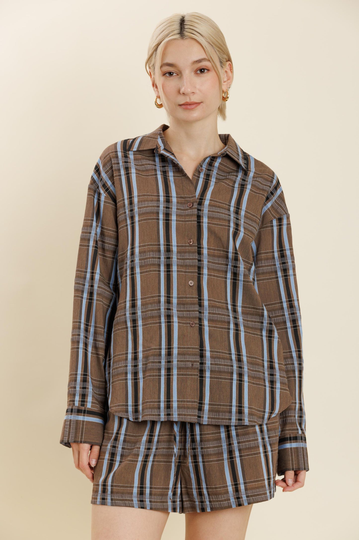 Plaid Button Down Shirt