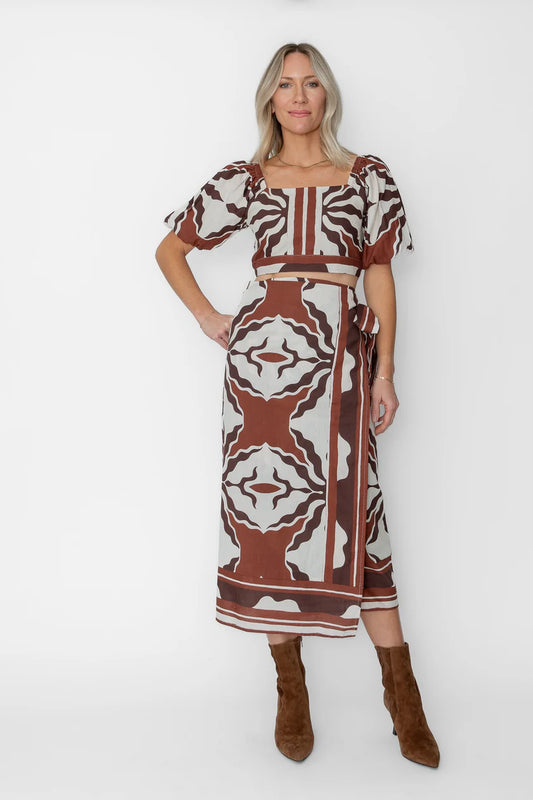 Christine Wrap Skirt
