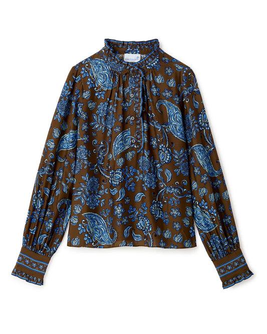 Mara Blouse-Cedar Hill Paisley